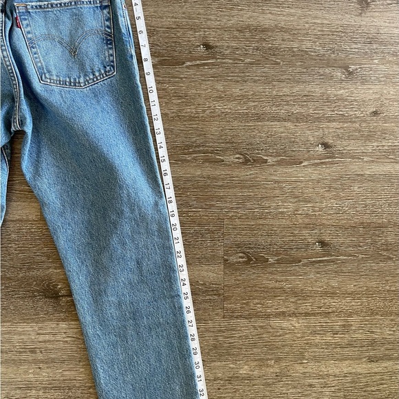 Levi's Blue Straight Jeans Vintage-Inspired Denim - Picture 6 of 7